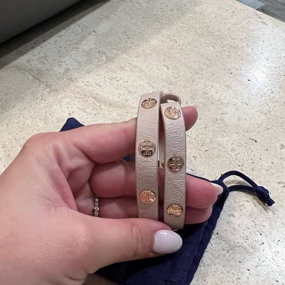 Tory Burch Jewelry - Tory Burch leather wrap bracelet